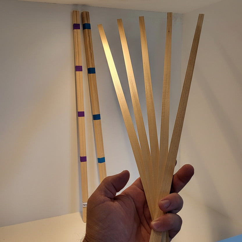 Baguettes de tilleul en 600mm