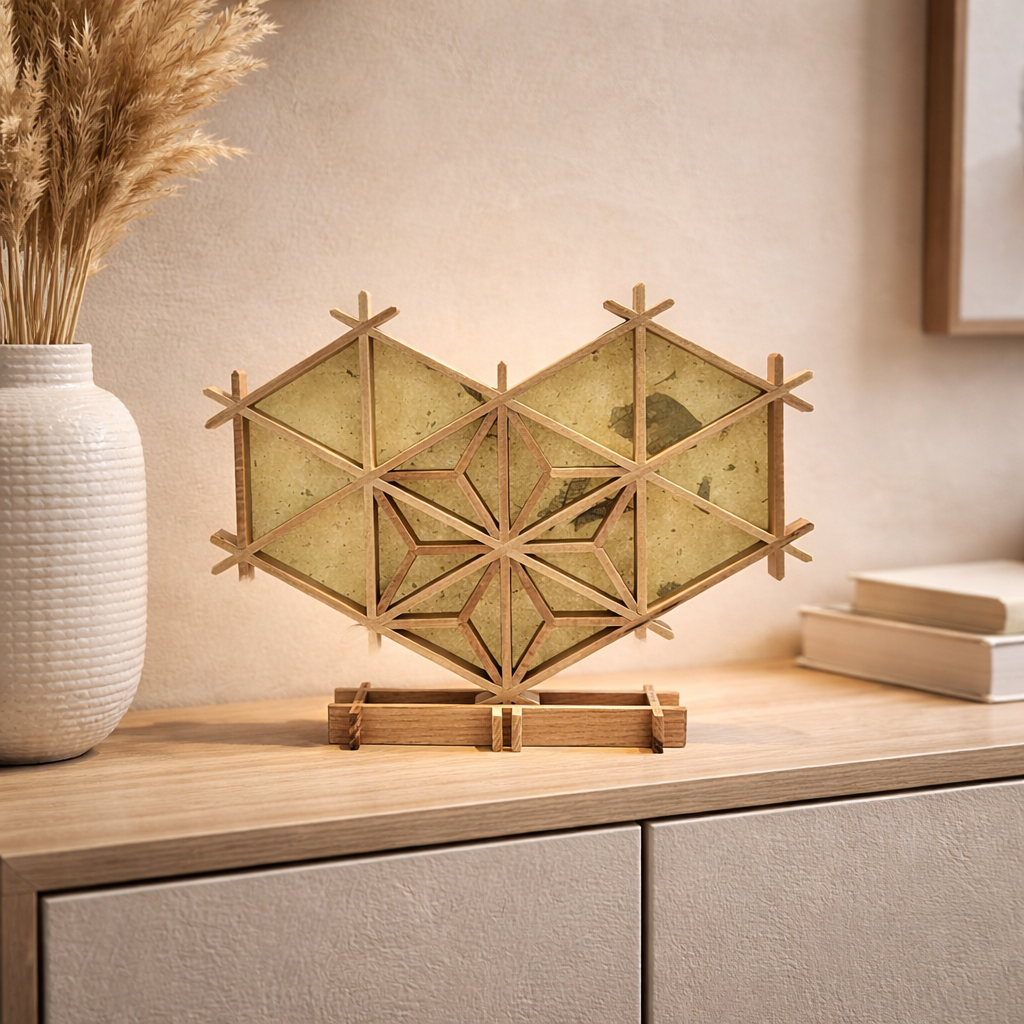Cœur en kumiko KH2222