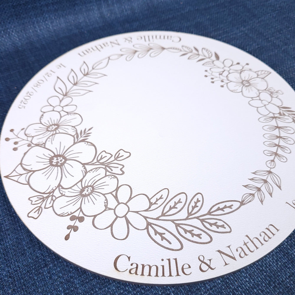 Centres de table personnalisés pour mariage et événements