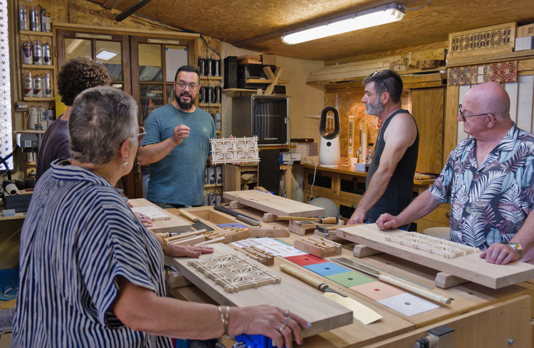 Formation à l'art du Kumiko