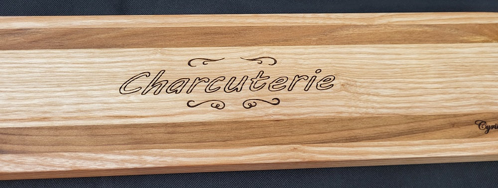 Plateau de présentation Frêne et Merisier