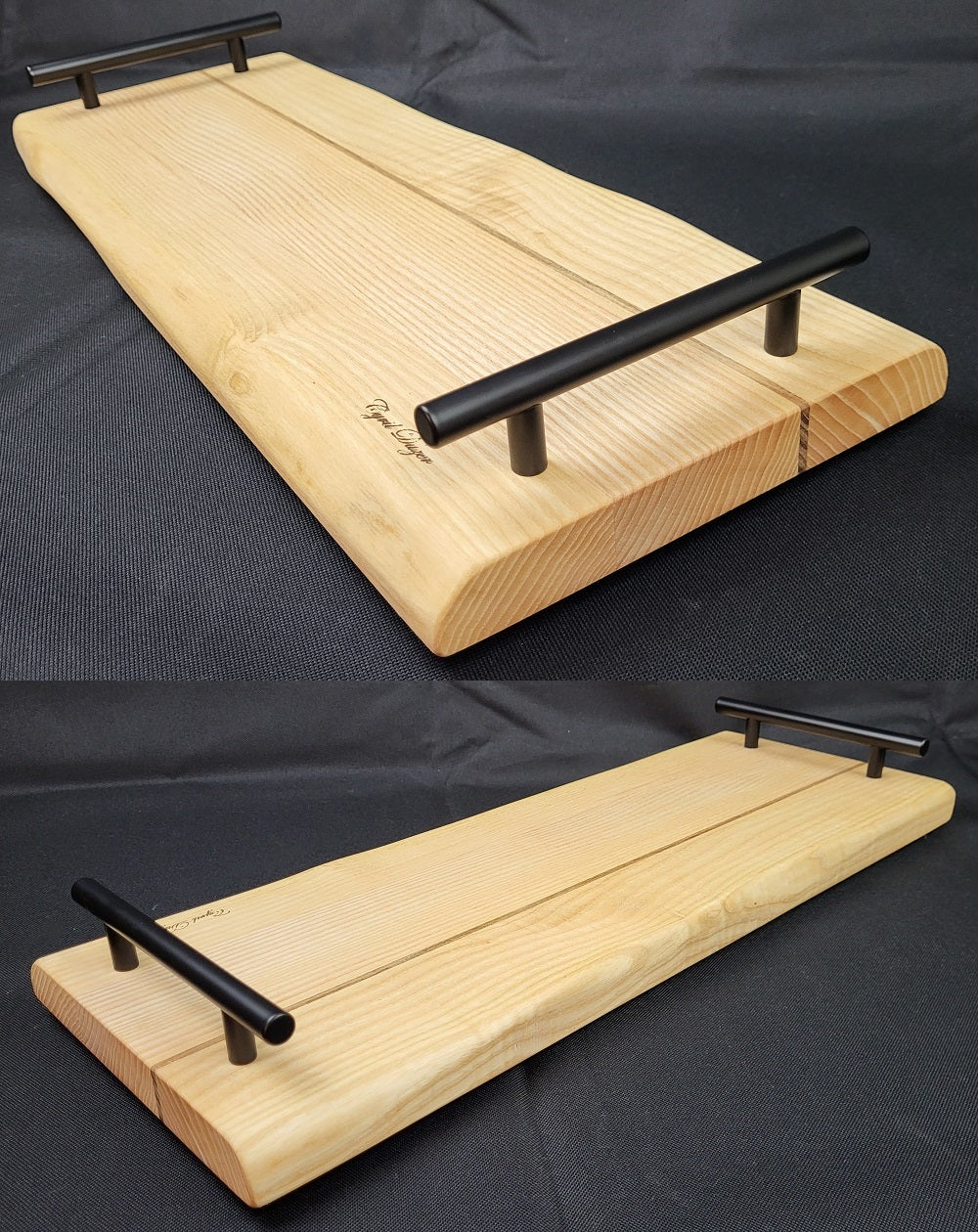 Plateau de présentation Frêne et Merisier