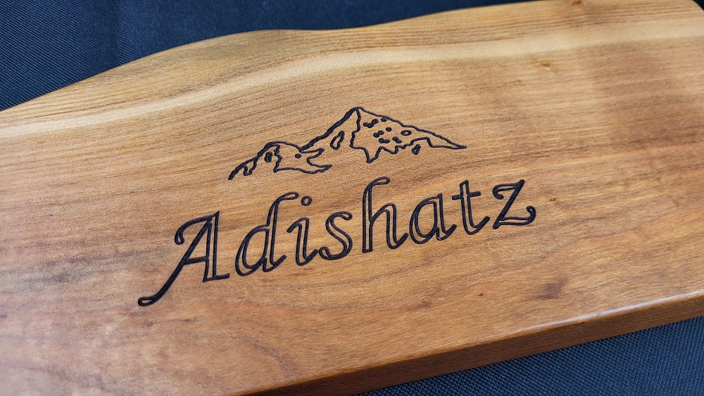 Plateau de présentation Merisier