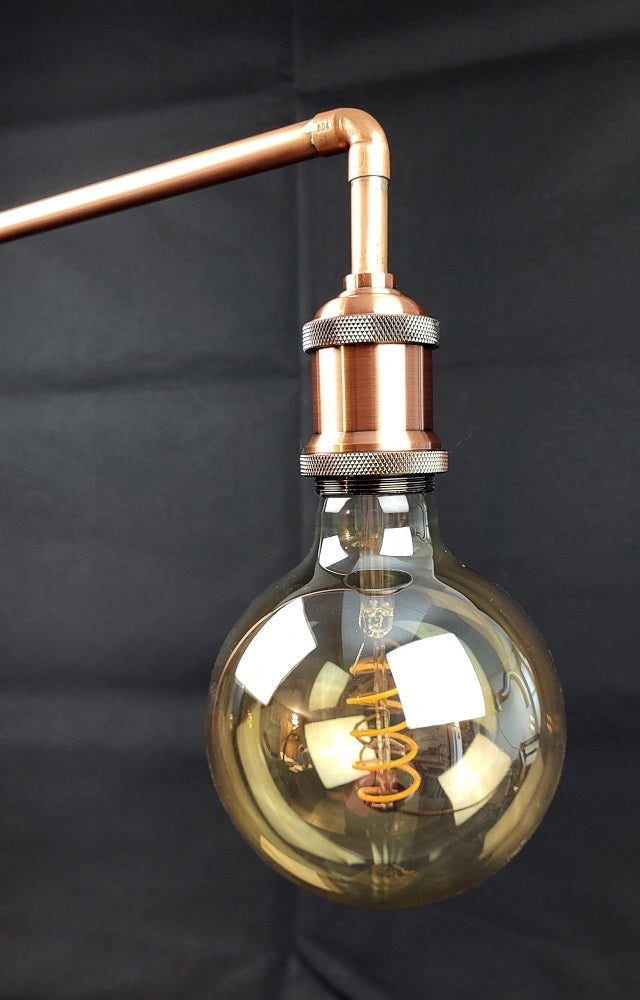 Lampe Cuivre & Frêne