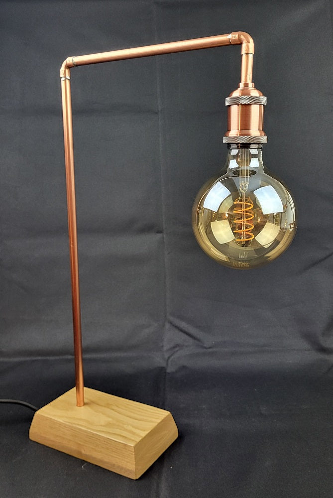 Lampe Cuivre & Frêne