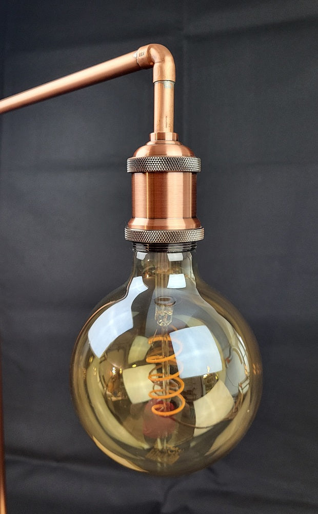 Lampe Cuivre & Frêne