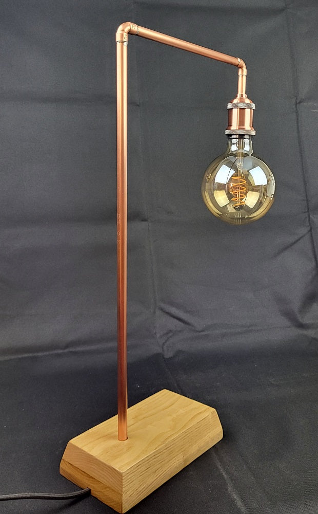 Lampe Cuivre & Frêne