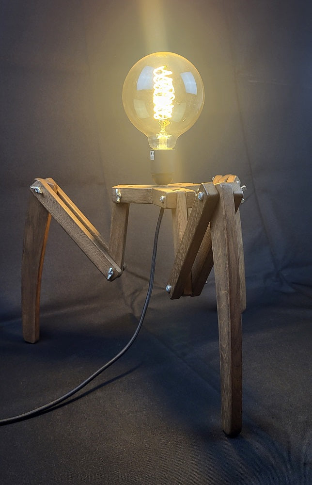 Lampe Araignée en Chêne