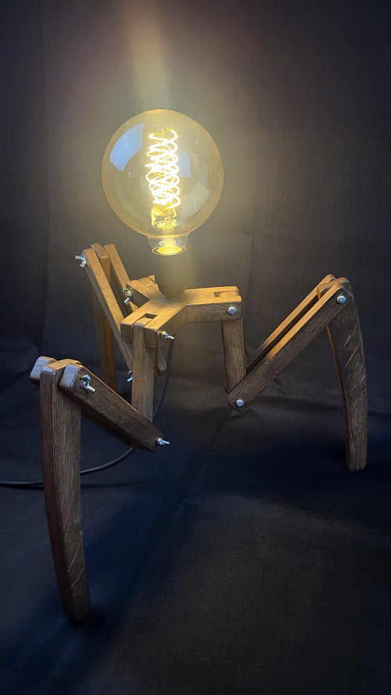 Lampe Araignée en Chêne