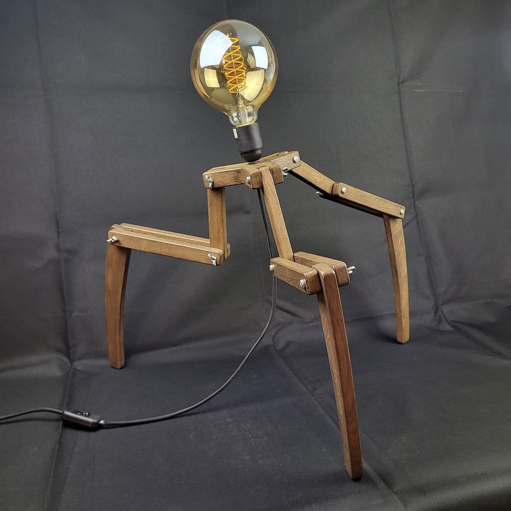 Lampe Araignée en Chêne