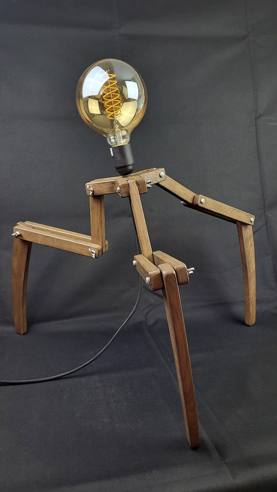 Lampe Araignée en Chêne