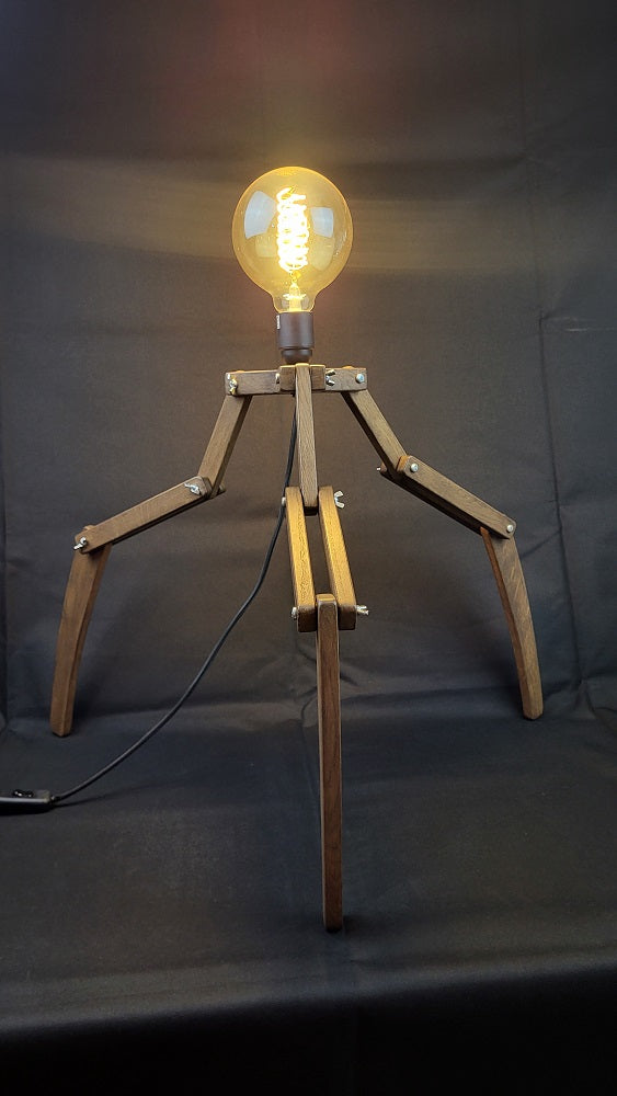 Lampe Araignée en Chêne
