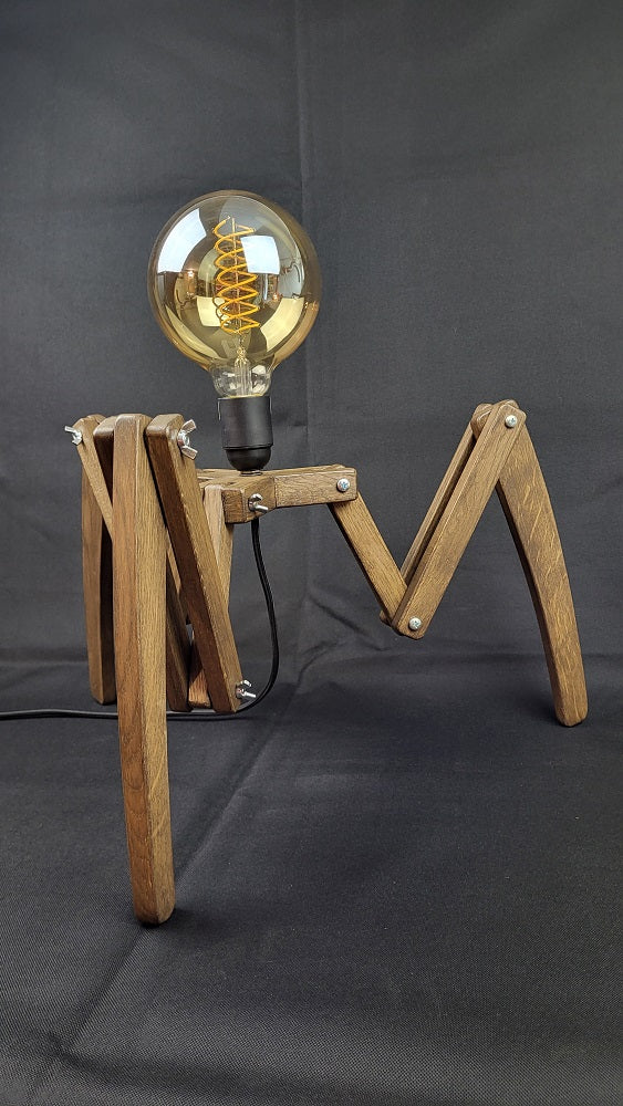 Lampe Araignée en Chêne