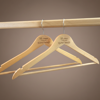 Cintre mariage - date personnalisable