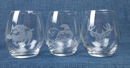 Trio de verres dégustation – Animaux sauvages