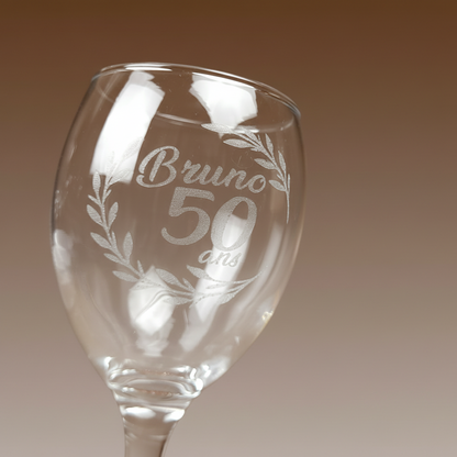 Verre ballon personnalisable – Anniversaires, prénoms et textes uniques...