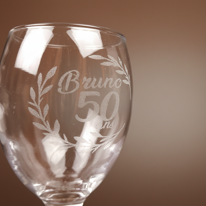 Verre ballon personnalisable – Anniversaires, prénoms et textes uniques...