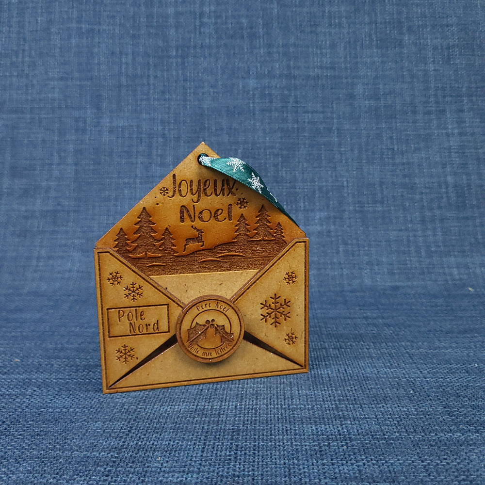 Enveloppe de Noël à suspendre – Mini boîte à étrennes - Modèle 1