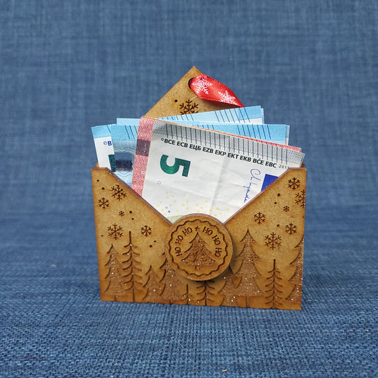 Enveloppe de Noël à suspendre – Mini boîte à étrennes - Modèle 3