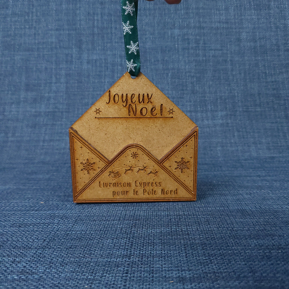 Enveloppe de Noël à suspendre – Mini boîte à étrennes - Modèle 2