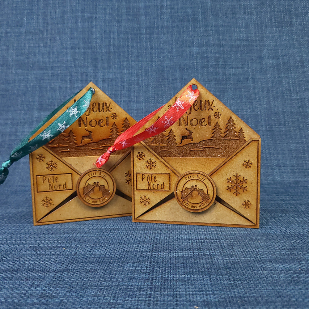 Enveloppe de Noël à suspendre – Mini boîte à étrennes - Modèle 1