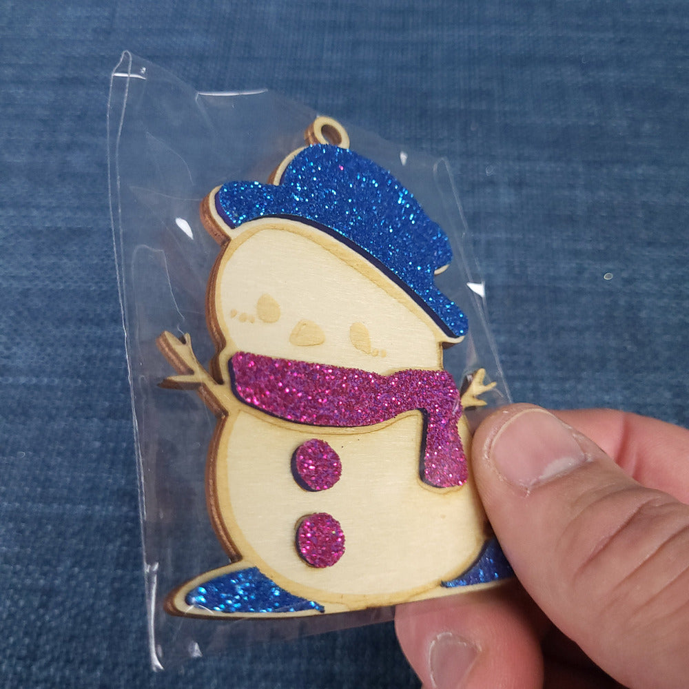 Suspension de Noël – Flocon le Bonhomme de Neige