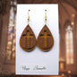 Boucles d’oreilles Croix