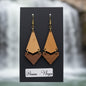 Boucles d’Oreilles Poirier et Noyer