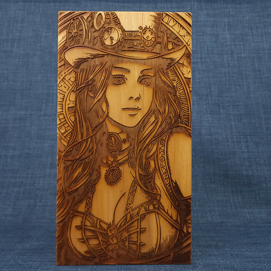 Déco murale Femme steampunk