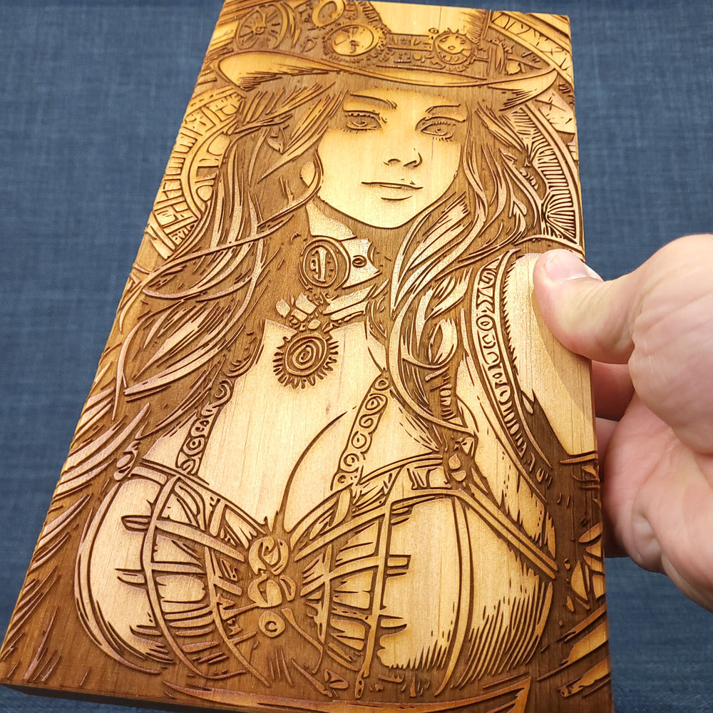 Déco murale Femme steampunk