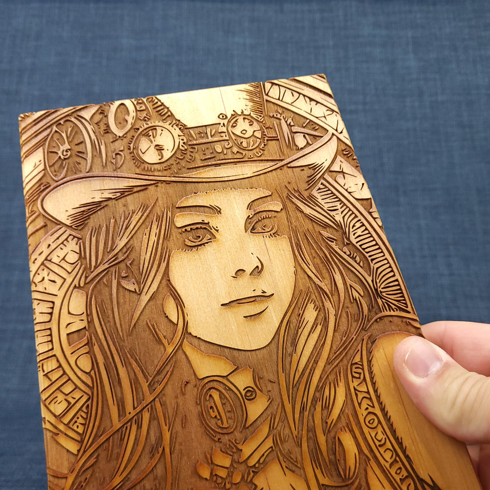 Déco murale Femme steampunk