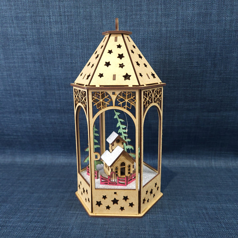 Lanterne de Noël lumineuse