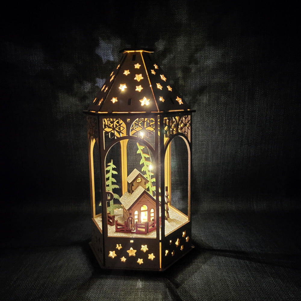 Lanterne de Noël lumineuse