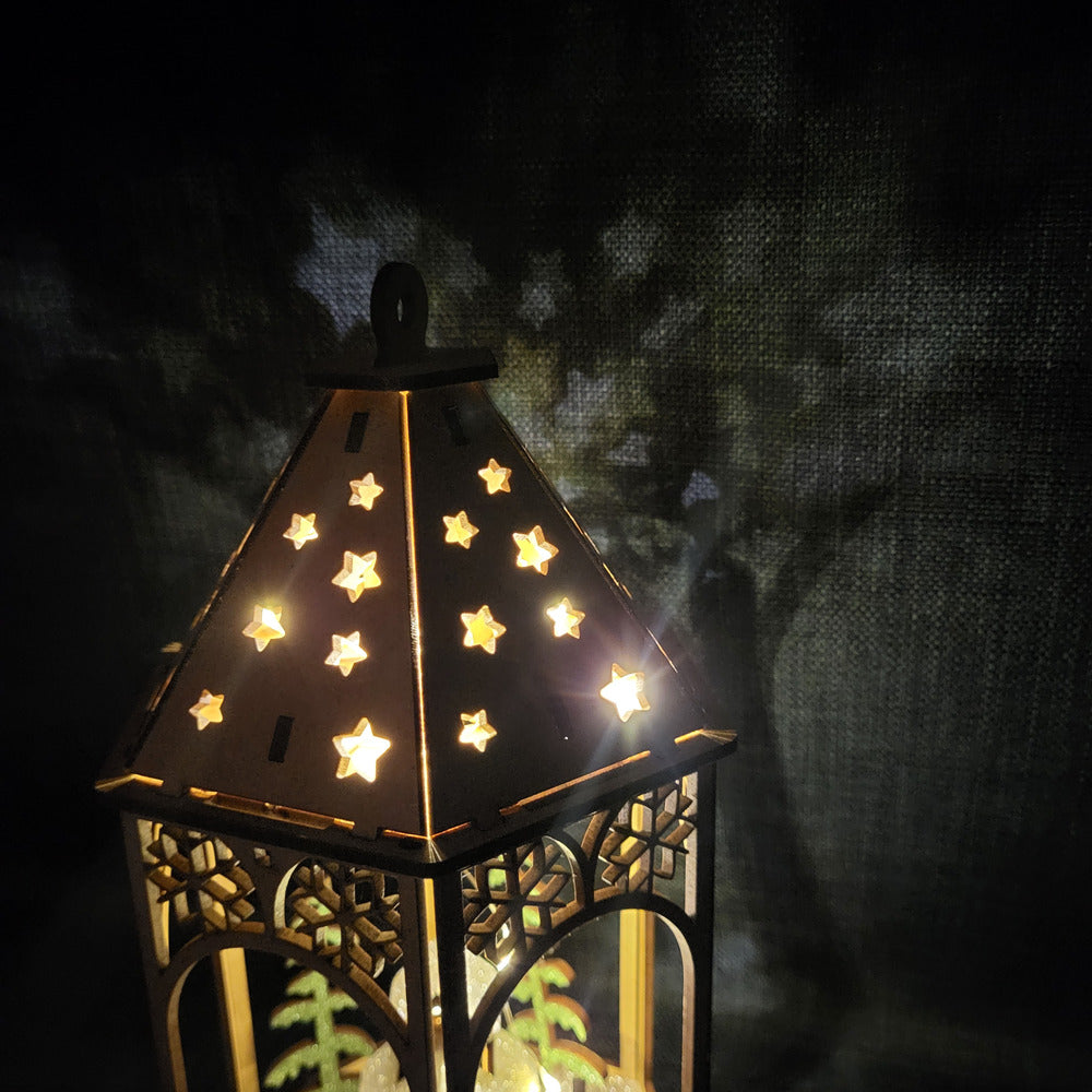 Lanterne de Noël lumineuse