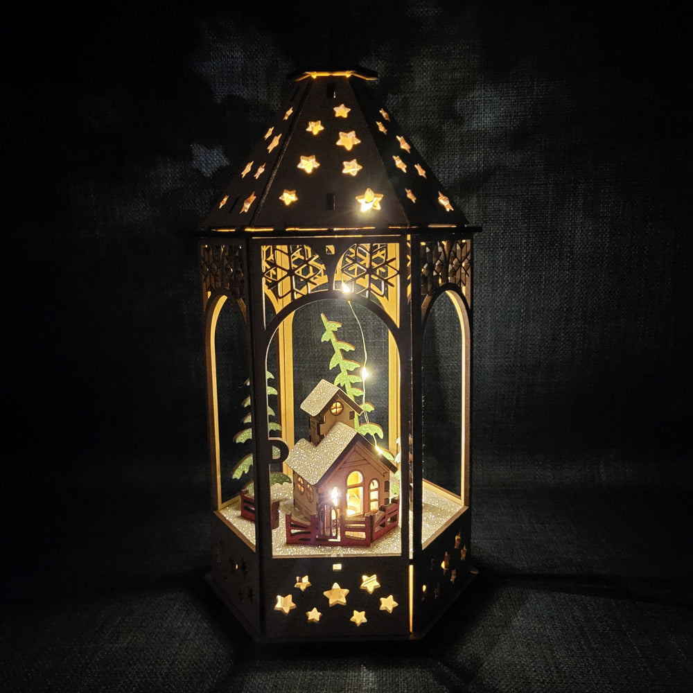 Lanterne de Noël lumineuse