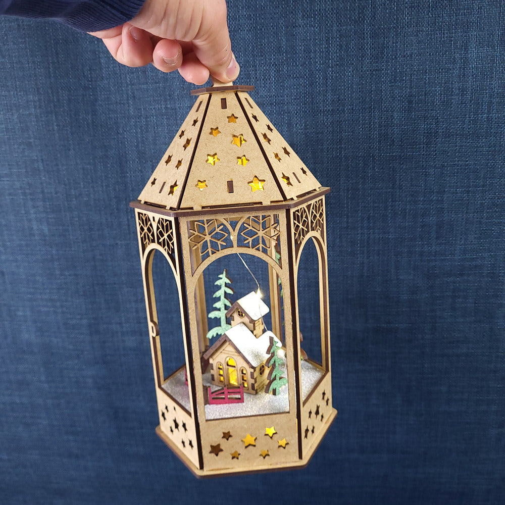 Lanterne de Noël lumineuse