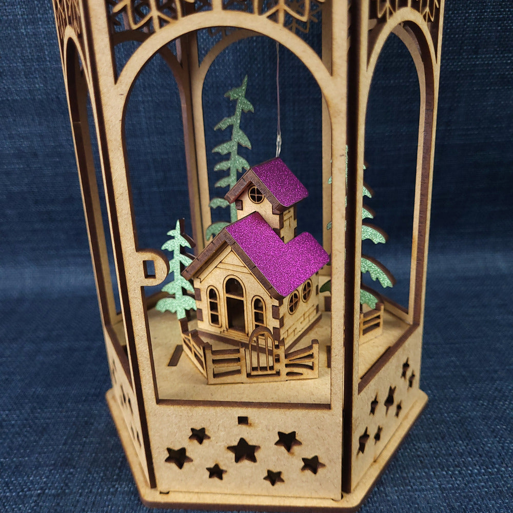 Lanterne de Noël lumineuse