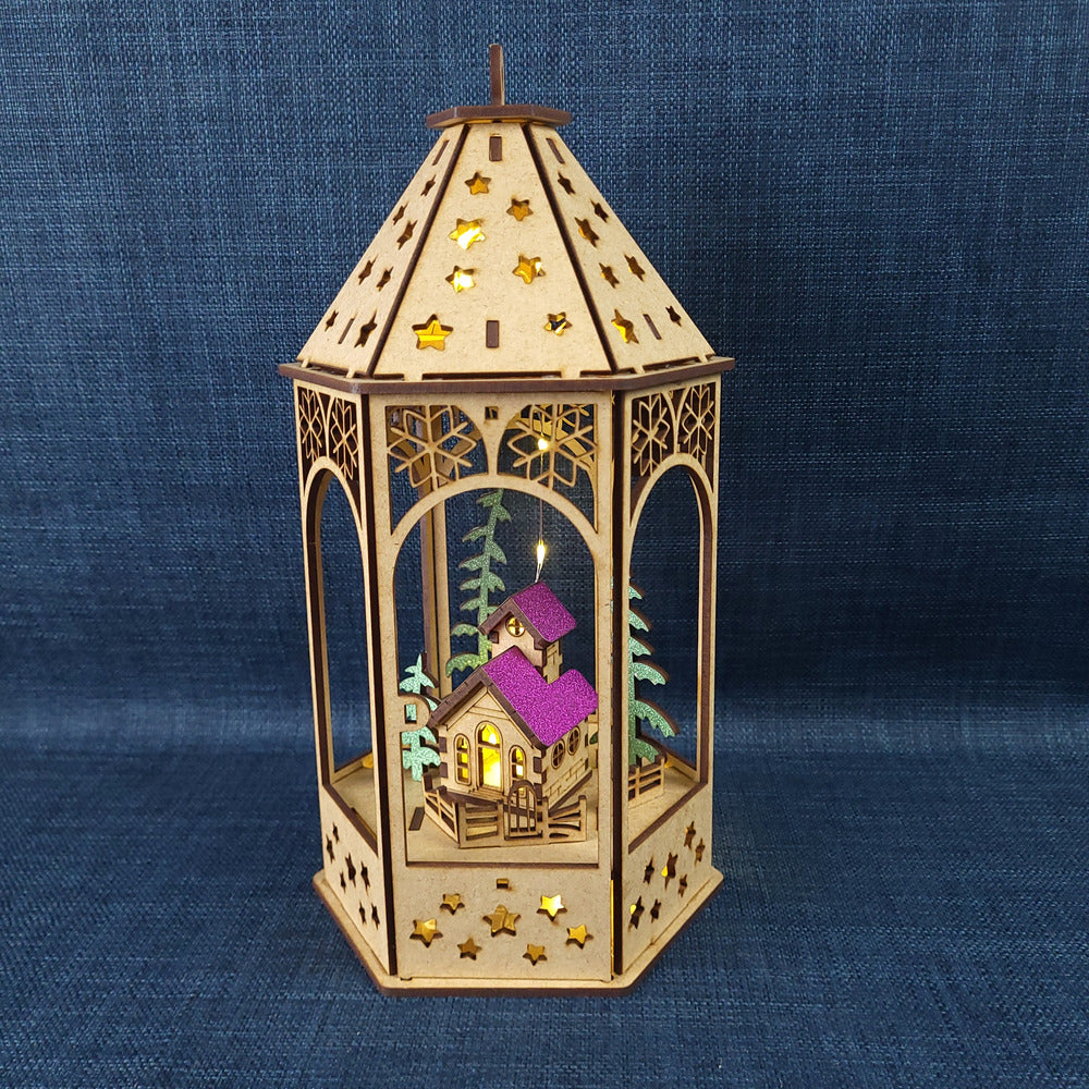Lanterne de Noël lumineuse