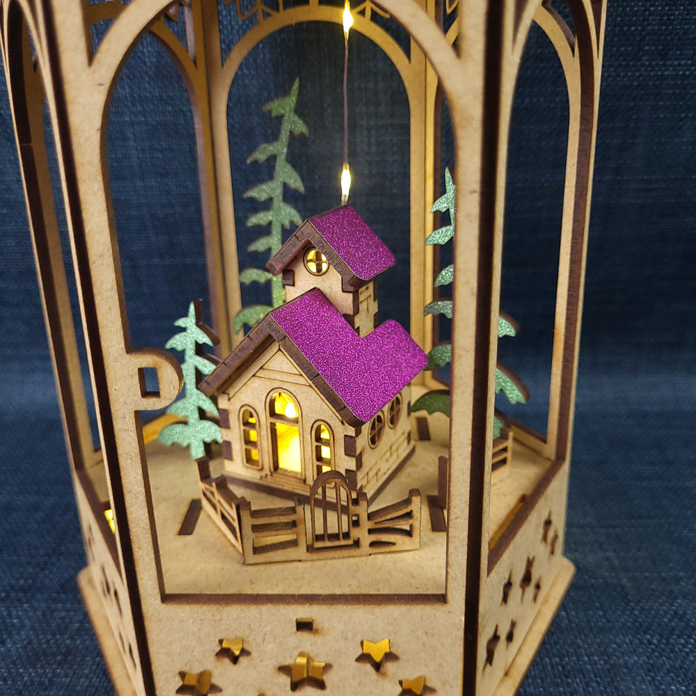 Lanterne de Noël lumineuse