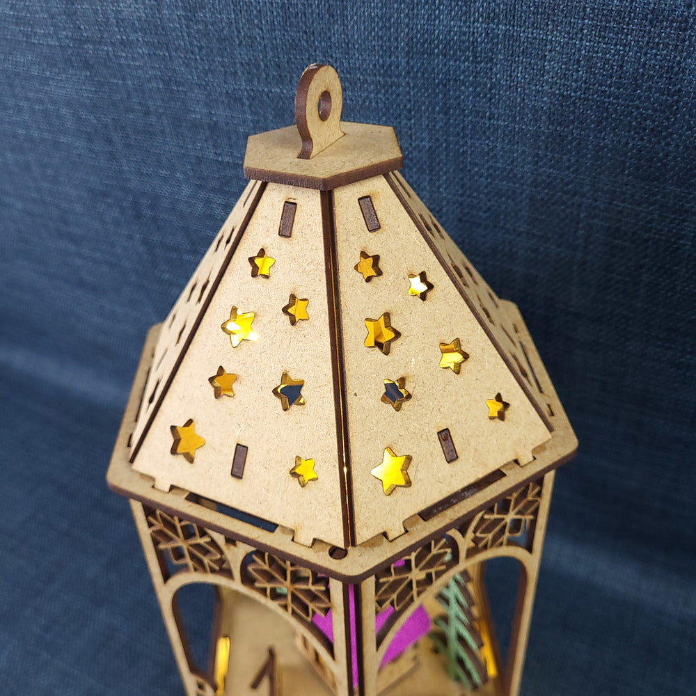 Lanterne de Noël lumineuse