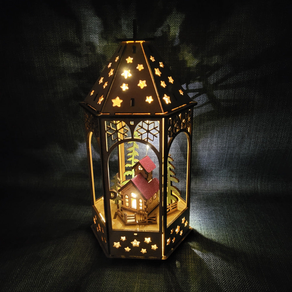 Lanterne de Noël lumineuse