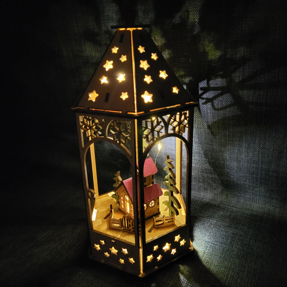 Lanterne de Noël lumineuse