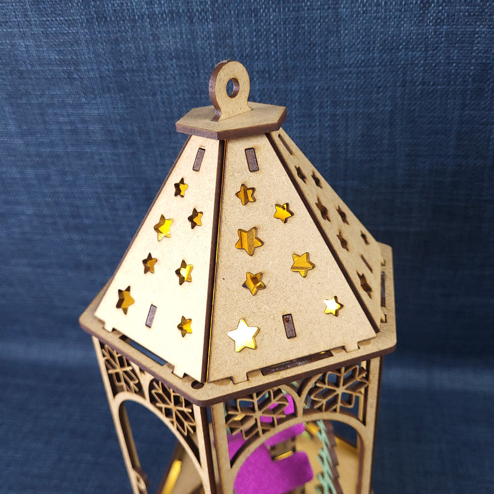 Lanterne de Noël lumineuse