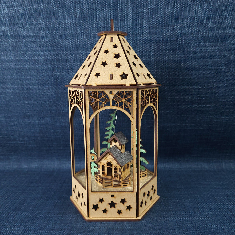 Lanterne de Noël lumineuse