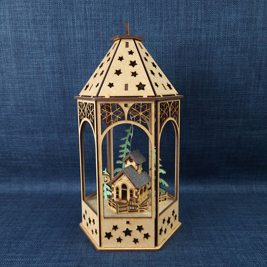 Lanterne de Noël lumineuse
