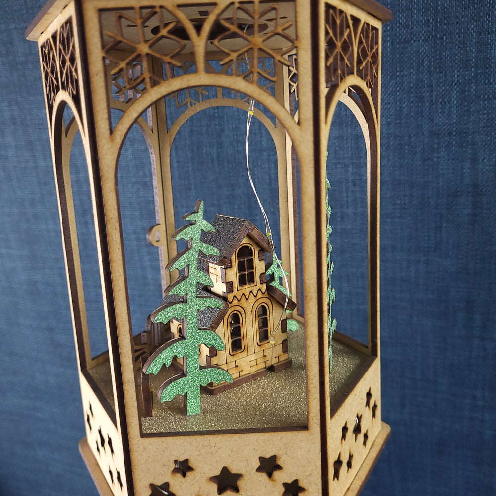 Lanterne de Noël lumineuse