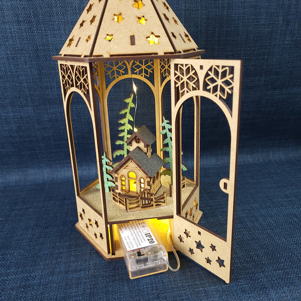Lanterne de Noël lumineuse