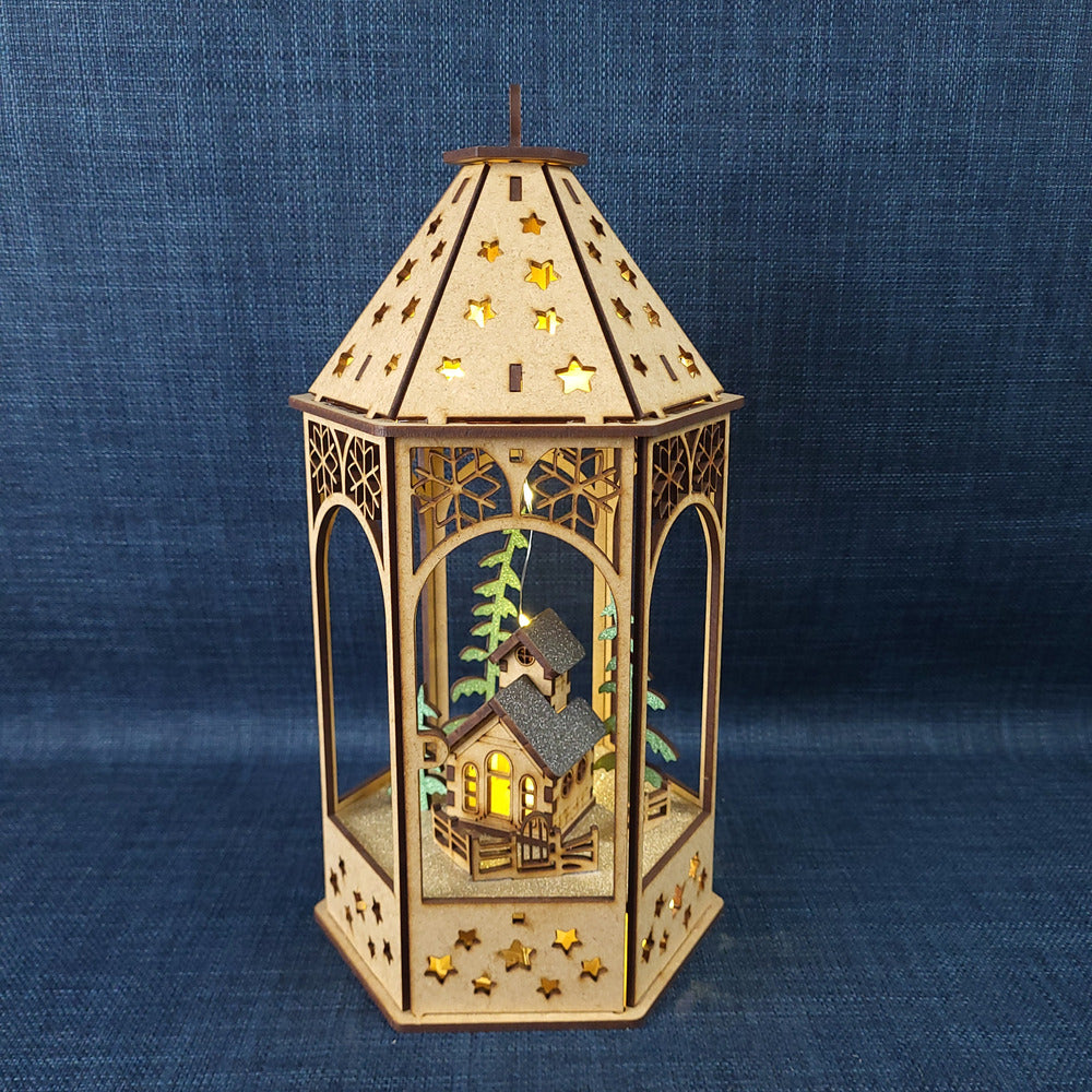 Lanterne de Noël lumineuse