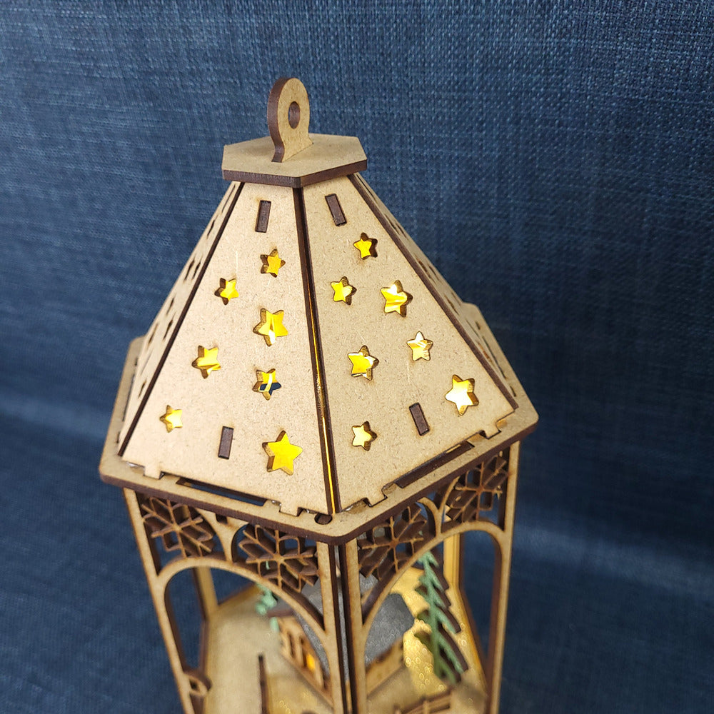 Lanterne de Noël lumineuse