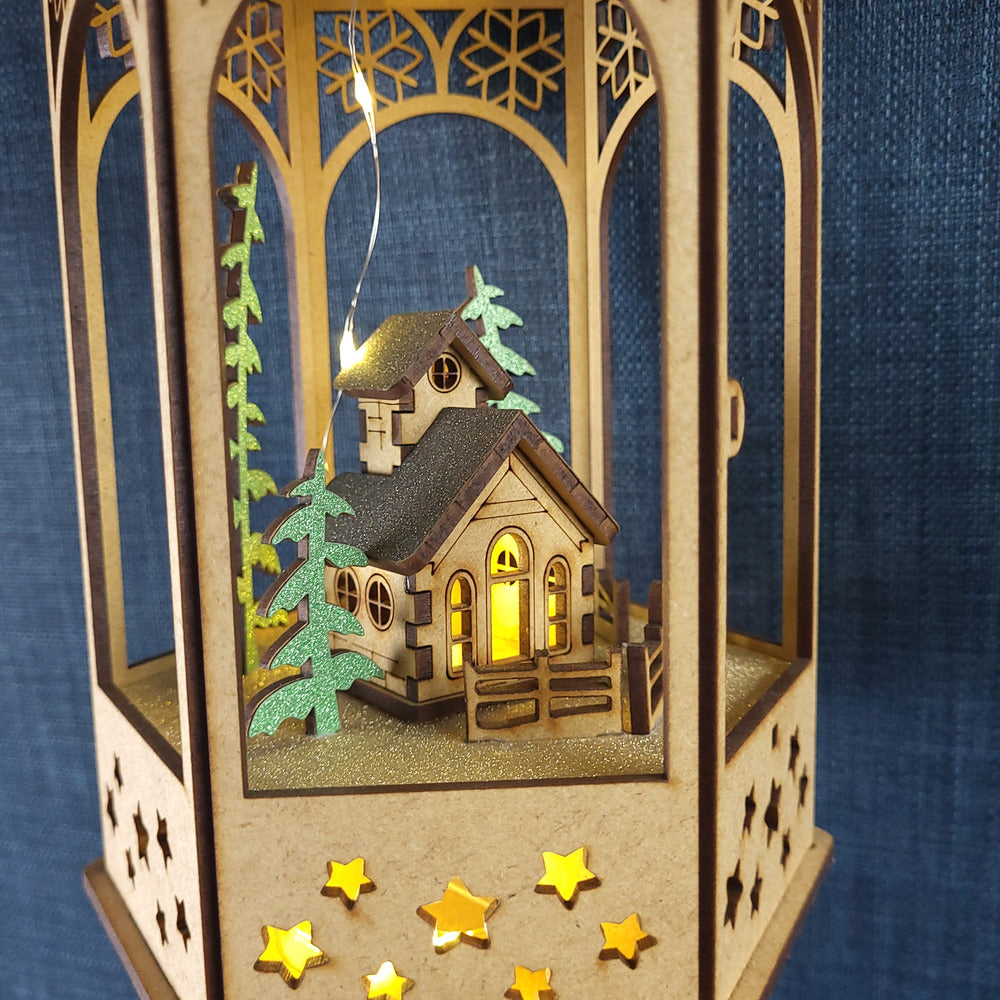 Lanterne de Noël lumineuse